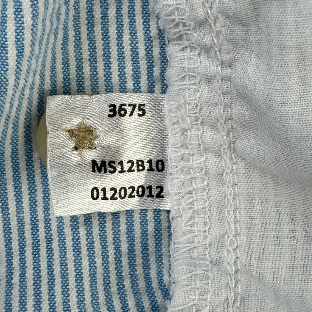 Peter Millar Blue Seersucker Lightweight Flat Front Chino 9